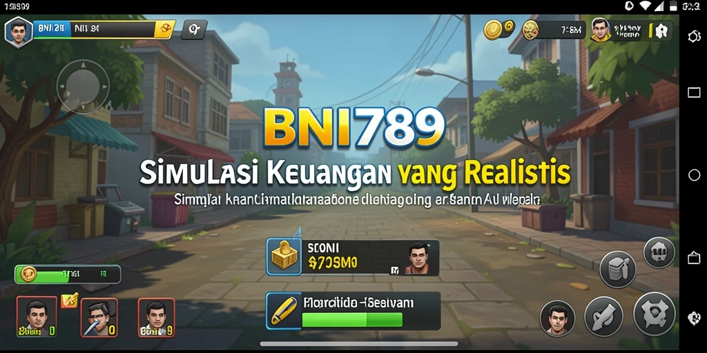Tampilan gameplay BNI789 yang menarik dengan interaksi keuangan.