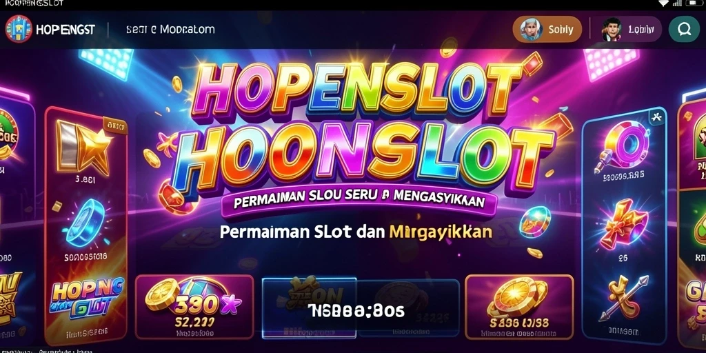 Tampilan gameplay seru dari HOPENGSLOT dengan slot menarik.