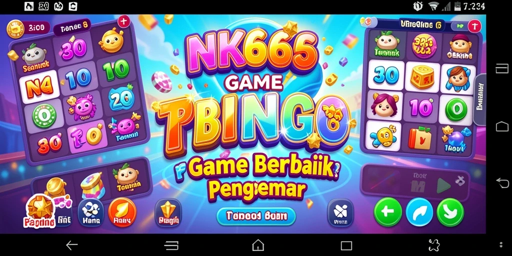 Tampilan menarik dari gameplay NK666 Bingo yang menegangkan.