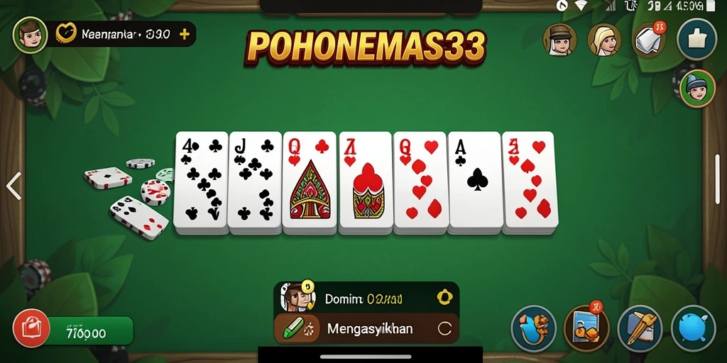Tampilan gameplay seru dalam POHONEMAS33 yang menantang.