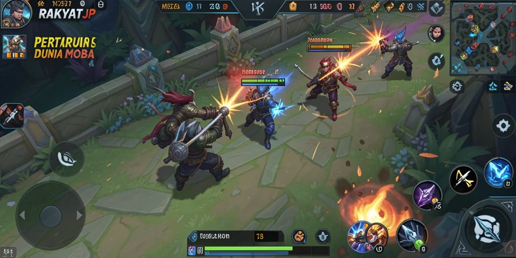 Tampilan gameplay RAKYATJP yang seru dan mendebarkan.