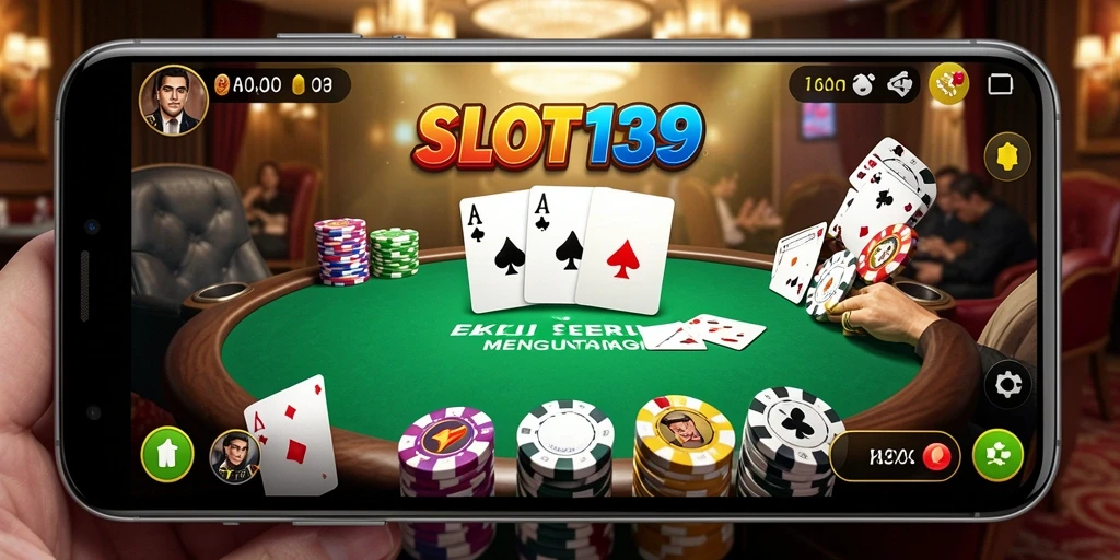 Tampilan gameplay menarik dan menantang di SLOT138, bermain Poker dengan teman.