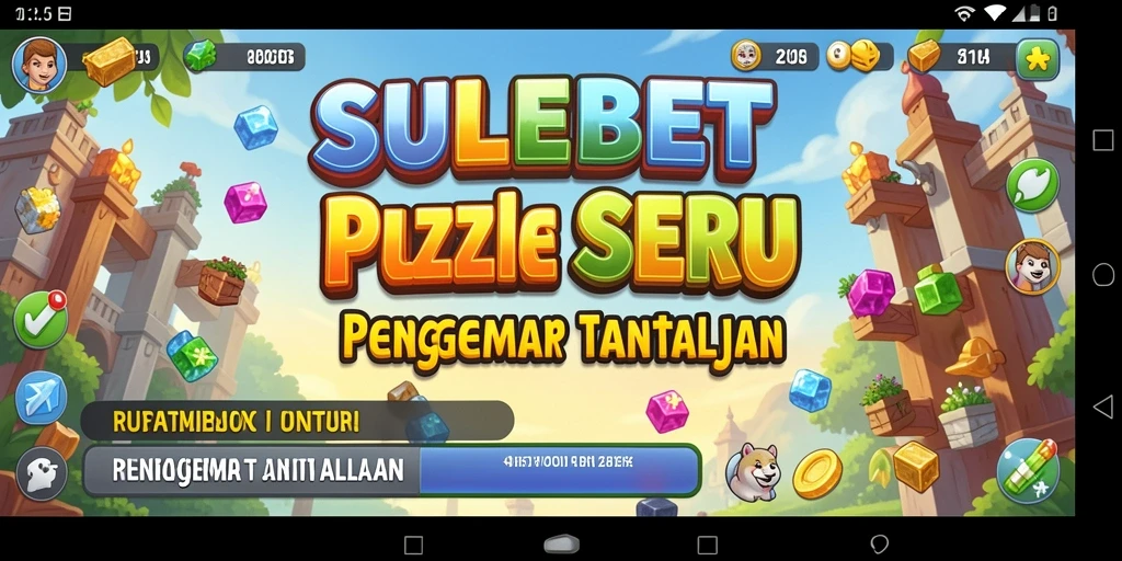 Tampilan gameplay <strong>SULEBET</strong> dengan berbagai tantangan Puzzle yang menarik.